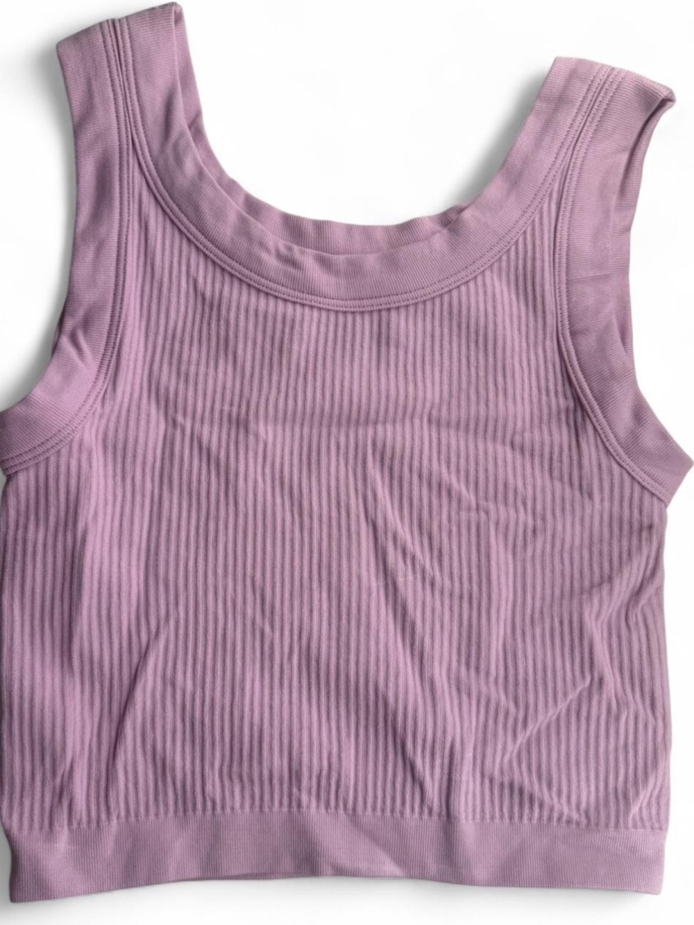 Urban Outfitters Lilac Ribbed Cropped Tank